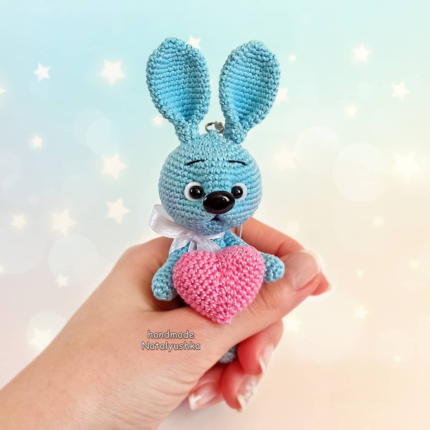 Baby Bunnies Amigurumi Keychain Free Pattern Amigurumi