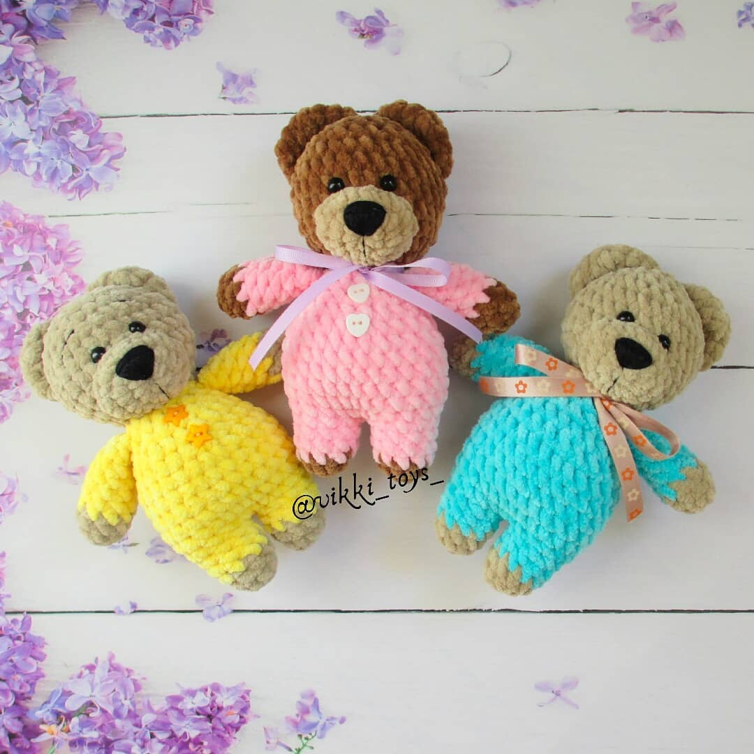 Crochet Teddy Bears Amigurumi Free Pattern Amigurumi