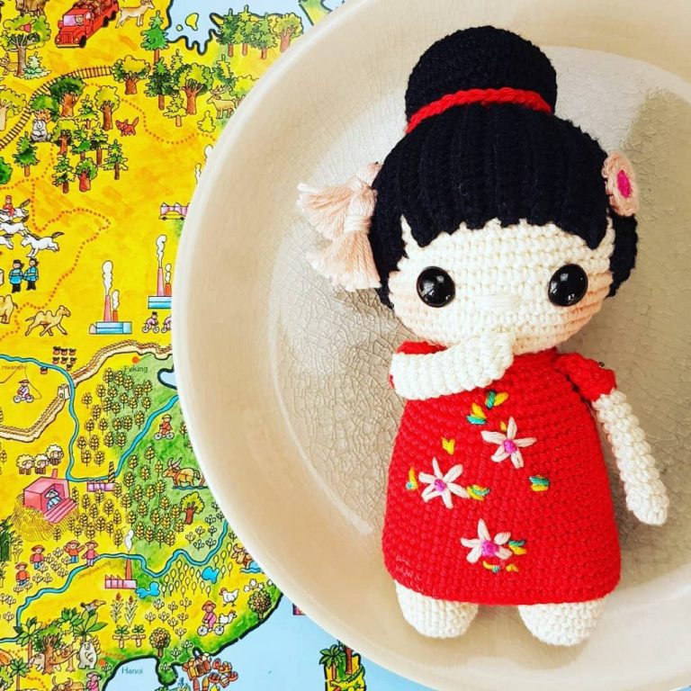 Amigurumi Japanese Doll Crochet Free Pattern – Amigurumi