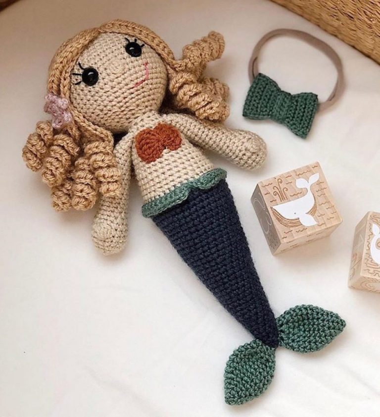 Amigurumi Mermaid Doll Crochet Free Pattern Amigurumi
