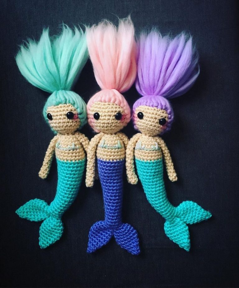 Amigurumi Mermaid Doll Crochet Free Pattern Amigurumi 