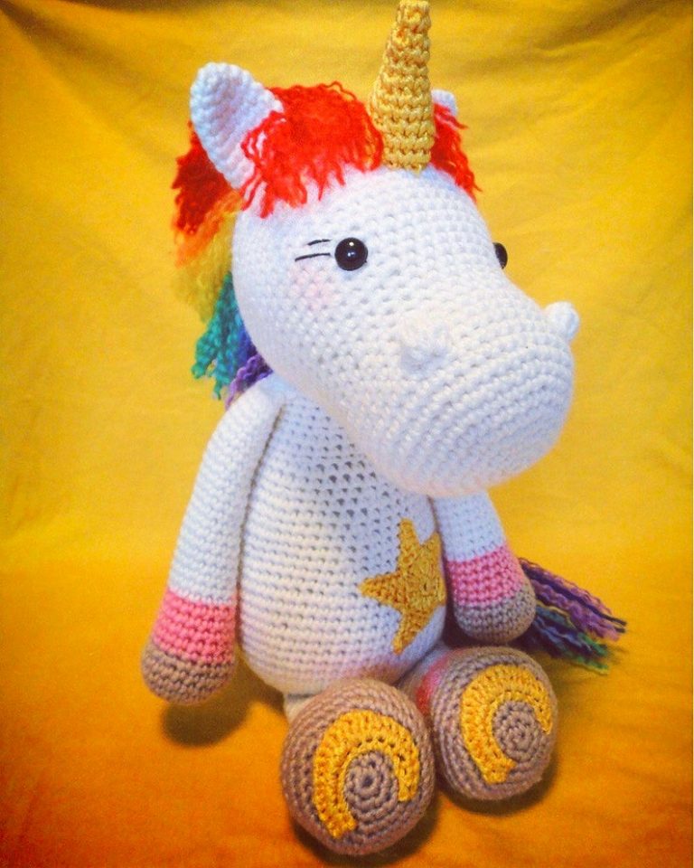 Amigurumi Rainbow Unicorn Crochet Free Pattern – Amigurumi