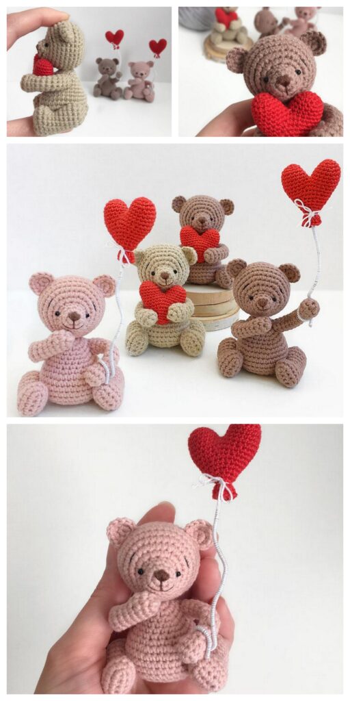 Amigurumi plush bear pattern ⋆ A little love everyday