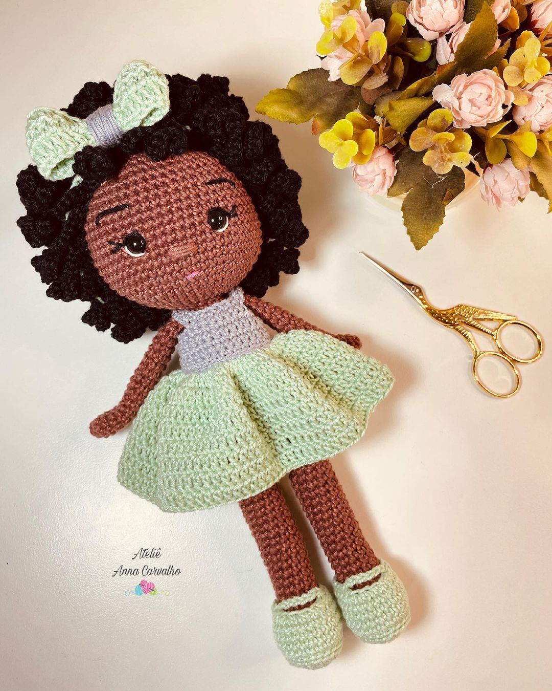 Marina Doll Amigurumi Free Crochet Pattern – Amigurumi