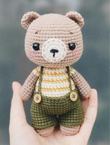 Little Bear Oliver Amigurumi Free Pattern – Amigurumi