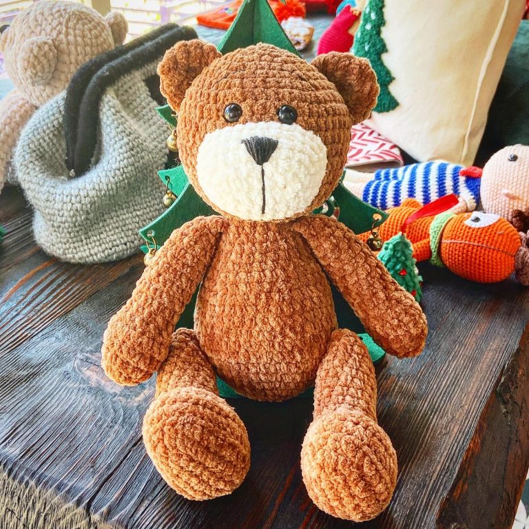 Little Bear Oliver Amigurumi Free Pattern – Amigurumi