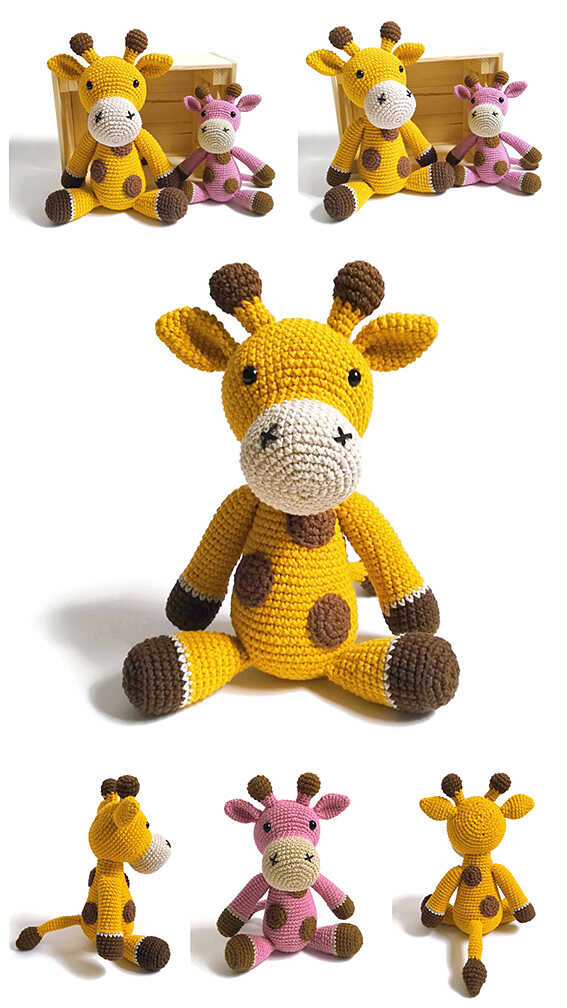 Amigurumi Big Giraffe Free Crochet Pattern – Amigurumi